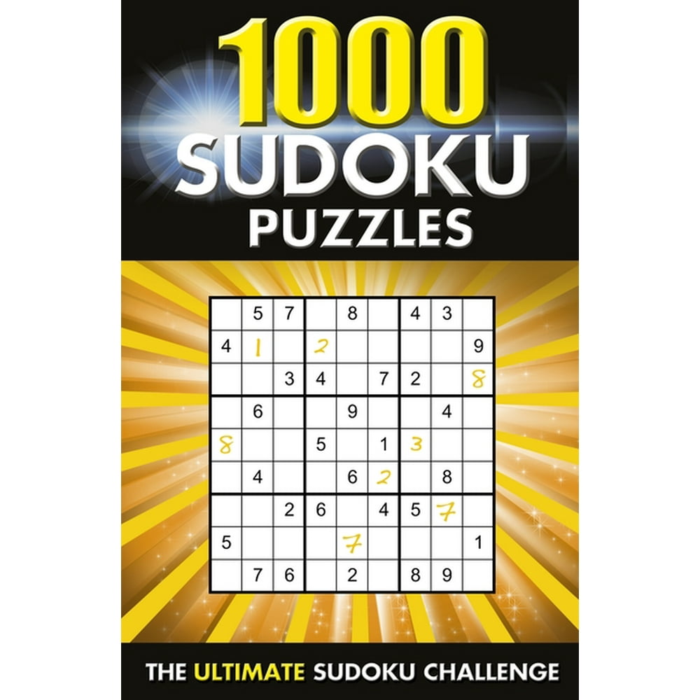 1000 Sudoku Puzzles: The Ultimate Sudoku Challenge (Paperback ...