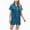H270-Dark Blue, variant on Satin Pajamas for Women Silk Pjs Short Set 2 Piece Button Up Lounge Sets Short Sleeve Sleepwear(Hot Pink,S)