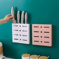 thumbnail image 1 of PENGXIANG Wall-Mounted Adhesive Drain Knife Rack Holder Storage Container Cutlery Organizer for Kitchen, 1 of 8