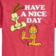 thumbnail image 3 of Garfield - Have A Nice Day - Garfield and Odie - Men's Short Sleeve Graphic T-Shirt, 3 of 5