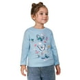 thumbnail image 4 of Ludearly Kids Butterfly Flowers Printed Cute Tee Shirts - Loose Crewneck Long Sleeve Tops for Boys and Girls Trendy Pullover T-Shirt, 4 of 9
