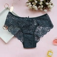 thumbnail image 2 of Womens Sexy Lace Panties Floral Lace Mid Rise Briefs Underwear Sexy Hipster Underwear, 2 of 8