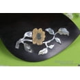 thumbnail image 3 of Siemonic 4/4 Violin Chin Rest with screw Natural Ebony wood Chin Rest bracket Pearl Inlay, 3 of 8