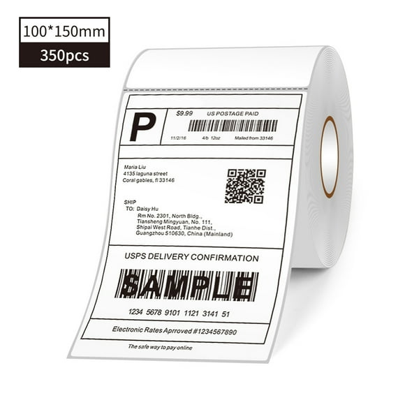 Label paper,Printer All-purpose Label Suitable Zebra -scratch Suitable Zebra Ups Ebay Labels 4x6in Thermal Oil-proof -scratch Suitable 4x6in Thermal Printer Buzhi Qisuo