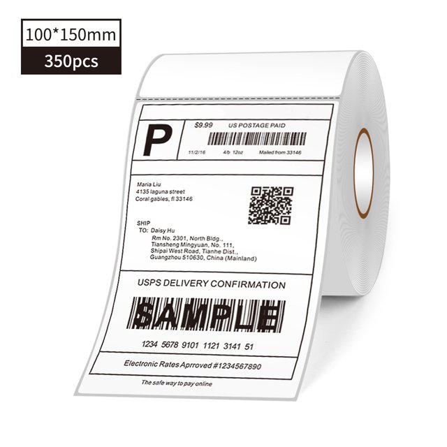 Label paper,Printer All-purpose Label Suitable Zebra -scratch Suitable Zebra Ups Ebay Labels 4x6in Thermal Oil-proof -scratch Suitable 4x6in Thermal Printer Buzhi Qisuo