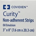 thumbnail image 4 of Curity Non-Adhering Strip, Sterile, Oil Emulsion Impregnated Dressing, 3 in x 8 in, 24 Count, 1 Pack, 4 of 6