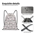 thumbnail image 4 of Gaeub Cute Baseball Drawstring Backpack Bag Sport Gym Sackpack Heavy Duty String Backpack for Men Women-Medium, 4 of 6