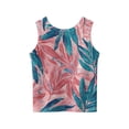 thumbnail image 3 of Grblisyd Girls Tank Tops Tropical Sleeveless Undershirts Crew Neck Casual Summer T-Shirt Kids Cute Cami Tanks 10-12 Years, 3 of 5