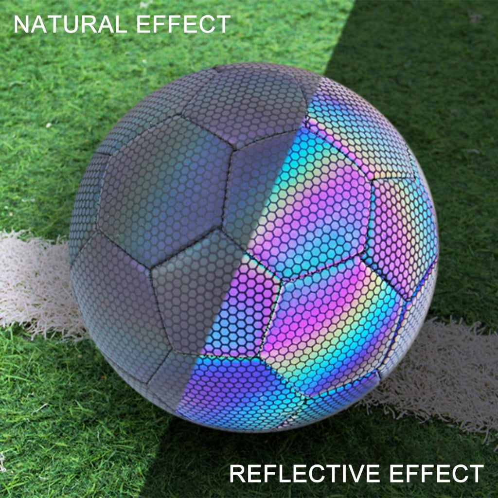WINDLAND Glowing Soccer Balls Soccer Balls Football for Night Game Training Size 4 Size 5
