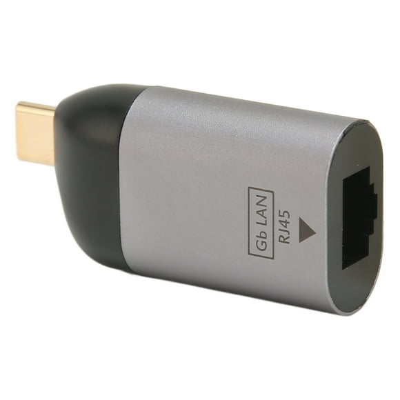 RJ45 To Type C Adapter, All Aluminum Body Wide Compatibility Small Size USB C To Ethernet Adapter For Tablets