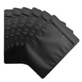 thumbnail image 7 of SJPACK 100PCS 3.5inch*5.1inch Matte Black Food Safe Aluminium Mylar Foil Favor Treat Bags Resealable Snack Stand Up Pouches Food Storage, 7 of 7