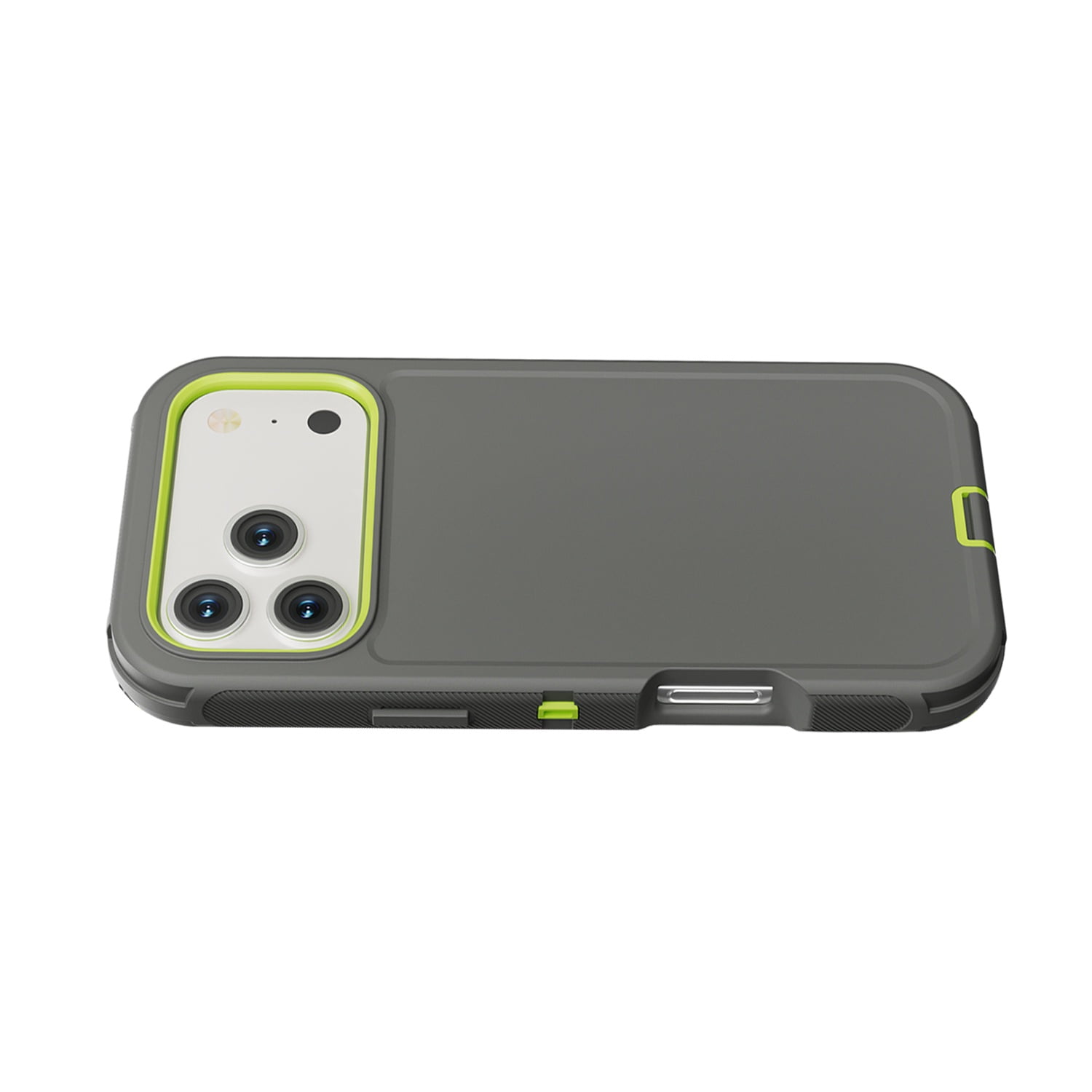 Duual Pro ToughGuard Case for iPhone 17 Pro - Dark Gray & Green