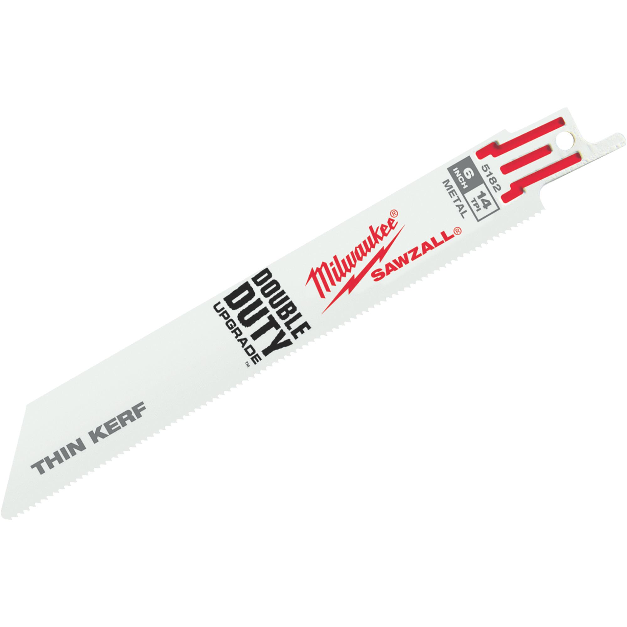 Milwaukee 48005182 6 in. 14 TPI Super SAWZALL Blade