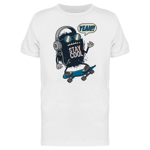 Stay Cool Skater Monster Tee Men's -Image by Shutterstock