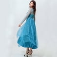 thumbnail image 4 of YUEHUAN Women Queen Dress Dress Adult Women Blue Princess Christmas Dress Up, 4 of 7