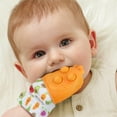 thumbnail image 2 of Itzy Mitt Pop™ Carrot Teether, 2 of 8