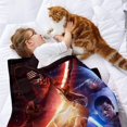 thumbnail image 2 of Star Wars anti-pilling, suave, ligera, esponjosa y acogedora de lujo para hogar y cocina – Perfecta para niños y adultos,50X70cm, 2 of 6
