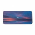thumbnail image 1 of Nautical Computer Mouse Pad, Surreal Sky with Water Surface and Crescent Moon Fantasy Colors Scenery Image, Rectangle Non-Slip Rubber Mousepad X-Large, 35" x 15", Purple Pink, by Ambesonne, 1 of 2