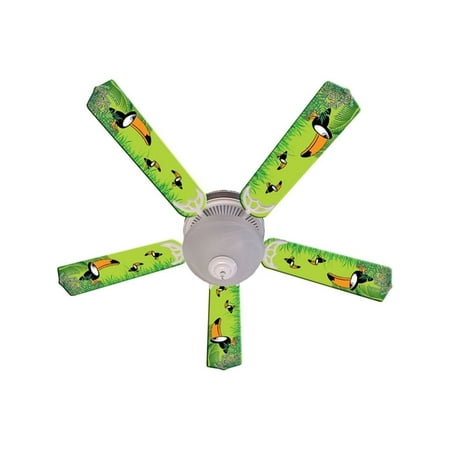 - Green Toucan Designer 52in Ceiling Fan Blades Set