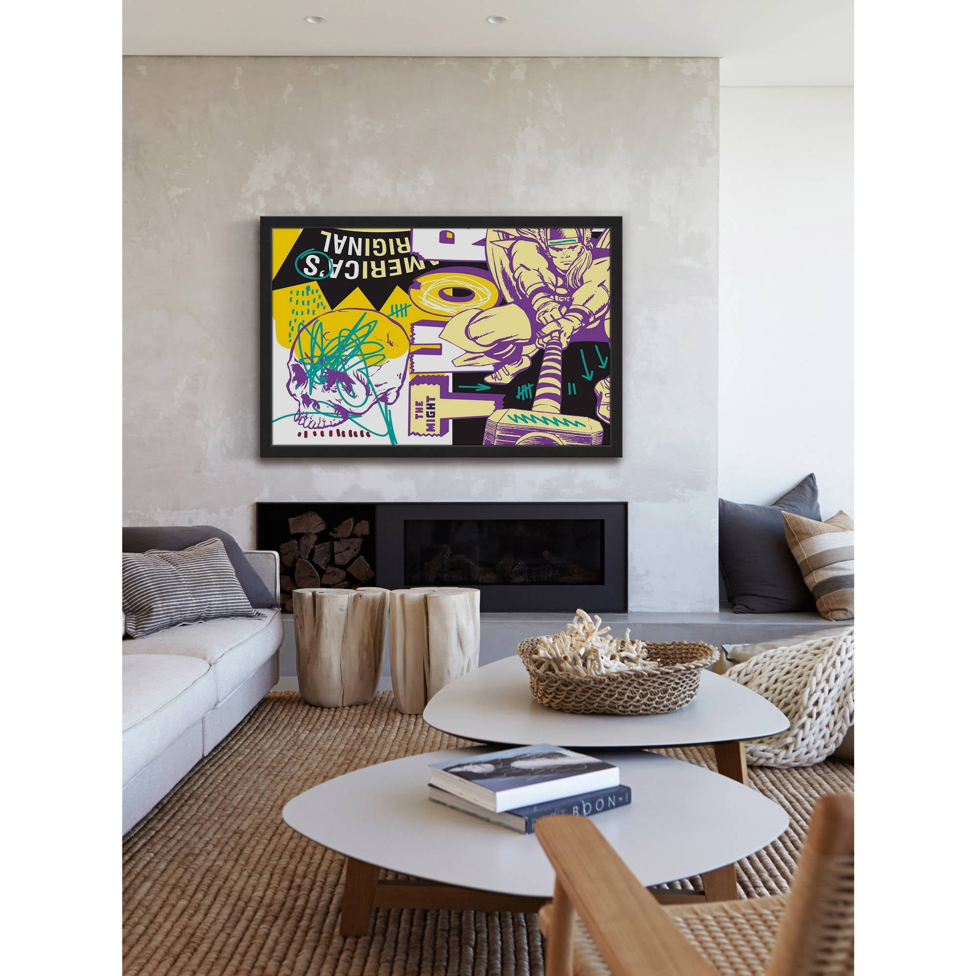 Marmont Hill "The Might" by Josh Ruggs Framed Painting Print