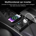 thumbnail image 1 of Inversor De Corriente Para Coche Multifunción De Onda Modificada De 200W Con 2 Tomas De CA Y 4 Puertos USB Para Coche De 12V, 1 of 7