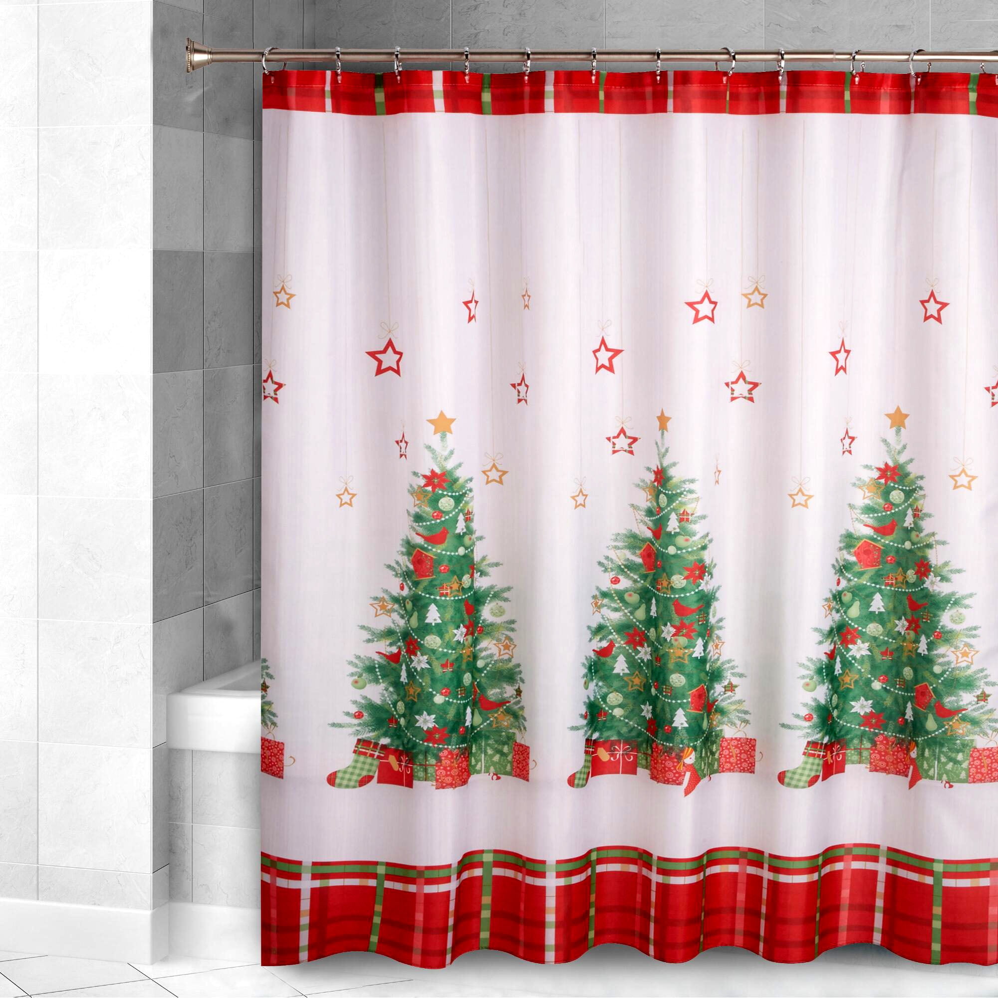 Traditional Christmas Tree Fabric Bathroom Shower Curtain Walmartcom Walmartcom Traditional Christmas Tree Fabric Bathroom Shower Curtain Walmartcom Walmartcom