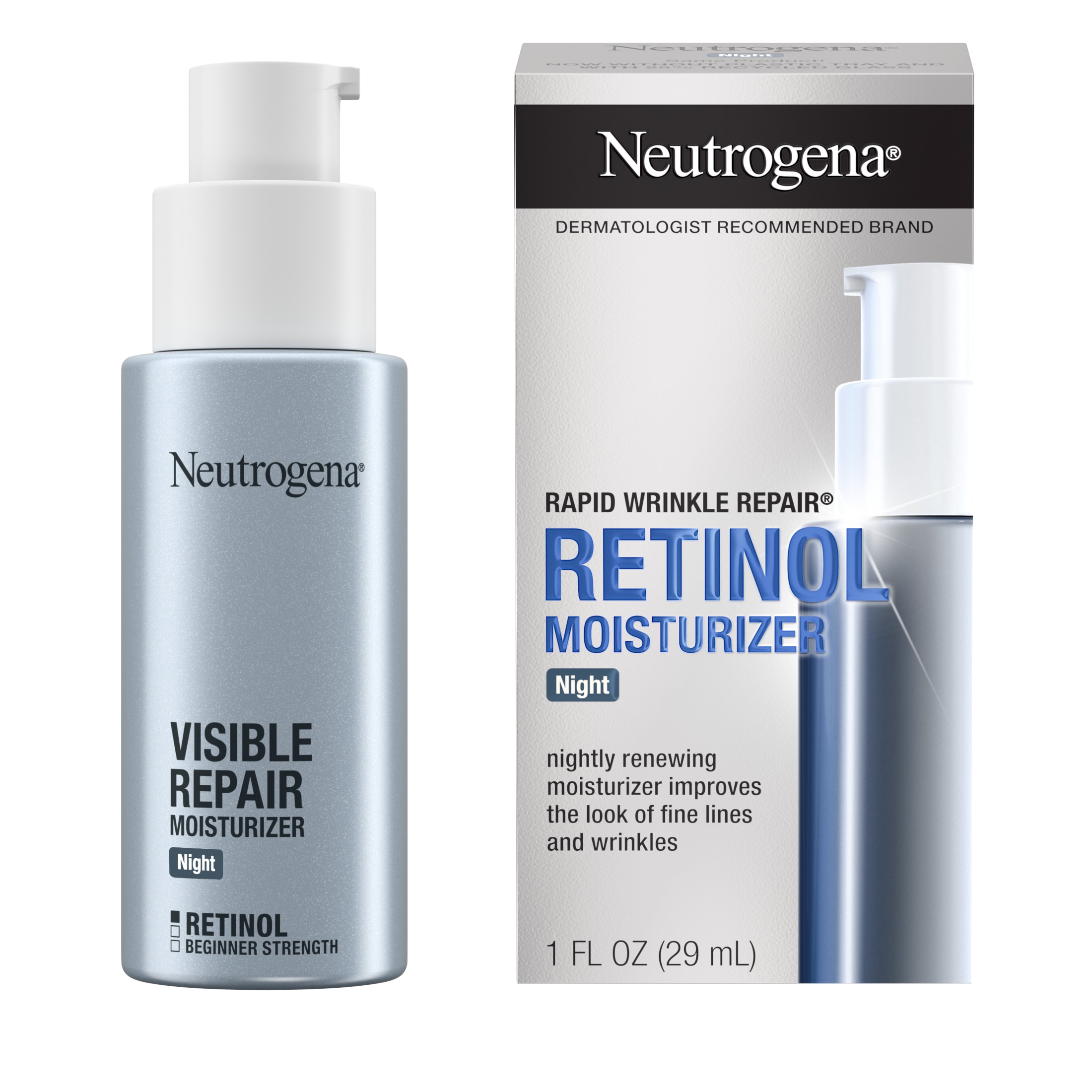 Neutrogena Rapid Wrinkle Repair Night Cream, 1 fl oz photo 2