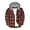 Orange, variant on Kaemgyyd Mens Hoodies Fashion Long Sleeve Plaid Shirt Jackets Casual Button down Heavyweight Coat with Pockets