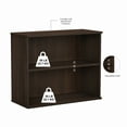 thumbnail image 5 of Hybrid Tall Etagere Bookcase in Platinum Gray - Engineered Wood, 5 of 5