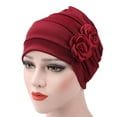 Dress Choice Women Chemo Caps Turban Flower Caps Headscarf Elastic