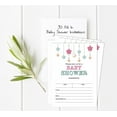 thumbnail image 5 of Inkdotpot 30 Fill In StyleBaby Shower Invitation Cards Twinkle Twinkle Little Star Gender Neutral Blank Invites, 5 of 7