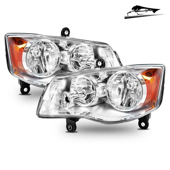 For 2011-2018 Dodge Grand Caravan/2008-2016 Chrysler Town & Country Headlights