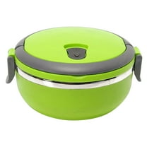 MOPOOR Stainless Steel Round Insulated Food Thermal Containers Lunch Box Case,Leakproof Insulated Hot Food Jar Container, Stainless Steel Thermal Bento Box Lunch Bag Cutlery