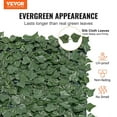 thumbnail image 2 of Ivy Privacy Fence 59 x 98 Inch Artificial Green Wall Screen Greenery Fence with Mesh Backing Strengthened Joint Faux Hedges Vine Leaf Decoration for Outdoor Garden Yard Balcony, 2 of 6