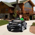 thumbnail image 2 of Licensed Mercedes Benz AMG 6V Kids Ride on Cars, iYofe Electric Ride on Toy with Remote Control, MP3 Player, AUX/USB Port, Headlights, Electric Car Toy for Boy Girl 2-4 Yrs Old, Birthday Gift, Black, 2 of 11
