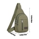 thumbnail image 3 of Thickened Zipper Outdoor Canvas Chest Bag Men's Chest Bag Hiking Backpack Multipurpose Crossbody Chest Bag Messenger Bag Men's And Women's Chest Bag, 3 of 6