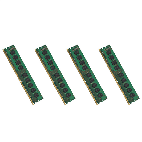 4X 4GB DDR3 1333MHz ECC Memory 2RX8 PC3-10600E 1.5V RAM Unbuffered for Server Workstation