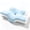 Blue, variant on COOKCOK Cervical Neck Pillow for Pain Relief, Ergonomic Memory Foam Pillows for Neck Pain Relief with Breathable Pillowcase, Adjustable Orthopedic Support Contour Pillow for Side, Back, Purple