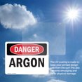 thumbnail image 6 of (2 Pack) Argon OSHA Danger Sign 10 Inch X 7 Inch Vinyl Label Decal Sticker Weather Resistant, UV Protected for Workplace, Business, and Construction Site, Made in the USA, 6 of 7