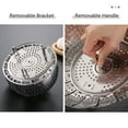 thumbnail image 3 of Stainless Steel Steamer Basket Adjustable Collapsible Steamer Folding Steamer Vegetable Steamers Basket Expandable Vegetable Rack Colander, 3 of 7