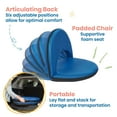 thumbnail image 6 of ECR4Kids Spectator Adjustable Floor Chair, Blue, 6 of 10