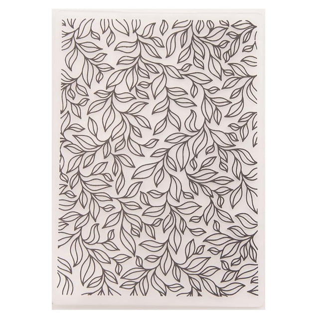 Plantilla Cóncavo Y Convexo Plástico para Bricolaje Clip Sello en Relieve Herramienta Pasteles Fondant Hoja en Relieve (EM035)