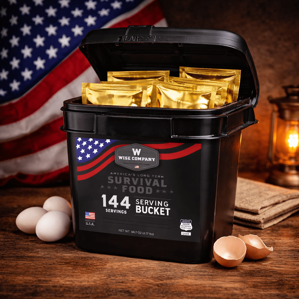 Wise Food Storage Emergency Food Egg Bucket Freeze-Dried 10 Year Shelf Life 6 Count One Size