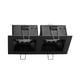 thumbnail image 3 of Luminaria Para Empotrar En Techo Doble Spot Dirigible Base Para Foco MR16 GU5.3 50w Negro Illux TH-4231.NN, 3 of 6