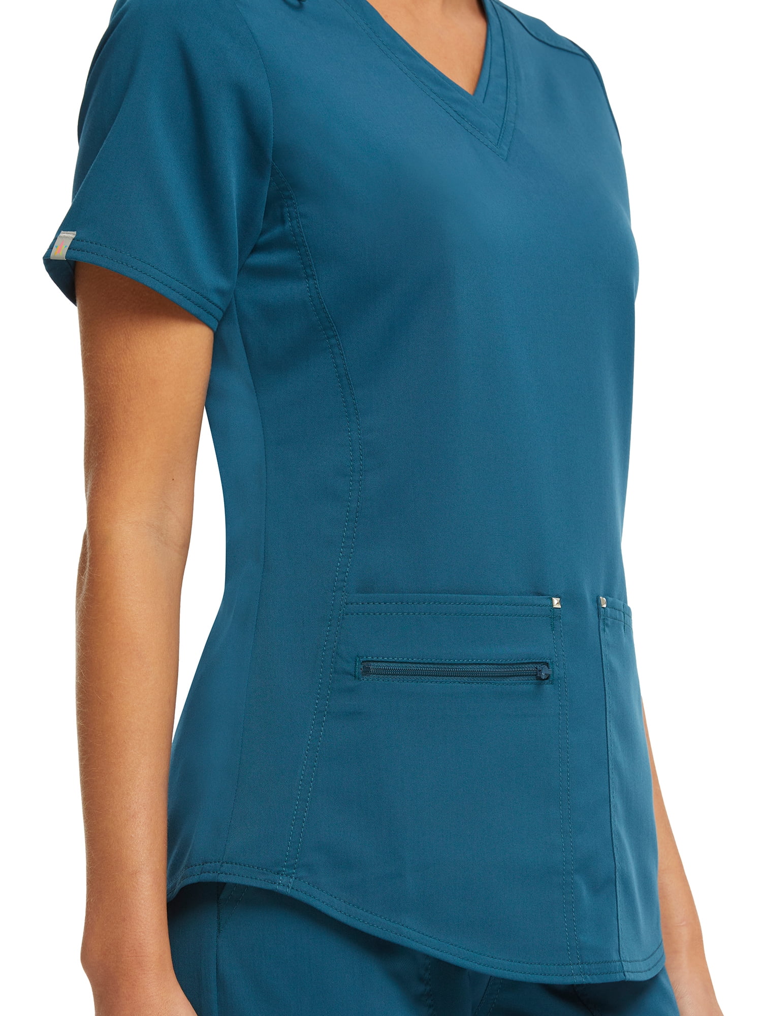 Scrubstar Women's Ultimate Stretch Twill Criss Cross V-Neck Scrub Top WM12T900A