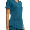 thumbnail image 3 of Scrubstar Women's Ultimate Stretch Twill Criss Cross V-Neck Scrub Top WM12T900A, 3 of 8