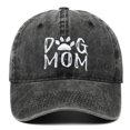 thumbnail image 1 of Gorra de béisbol bordada con mamá de perro, gorra de béisbol lavada de algodón, sombrero para el sol de ocio al aire libre, 1 of 6