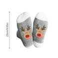 thumbnail image 2 of ICHUANYI Womens Cute Holiday Warm Soft Socks for Fall Winter Funny Print Christmas Gifts for Adults Teens and Kids, 2 of 3