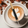 thumbnail image 4 of WEUVEB Multi-Color Coffee Latte Art Needle with Wooden Handle and Stainless Steel for Detailed Coffee and Designs, 4 of 8