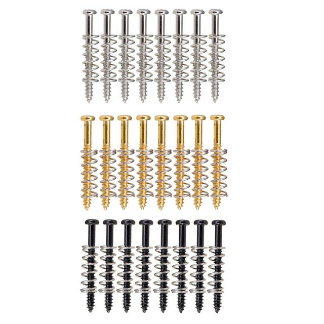 Tornillos de Pastilla de Guitarra 24 Piezas para Bajo de Guitarra Eléctrica perfke Guitarra Humbucker Pickup Screws